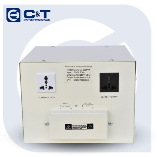 137 Estabilizador Servomotor Control 2 kVA