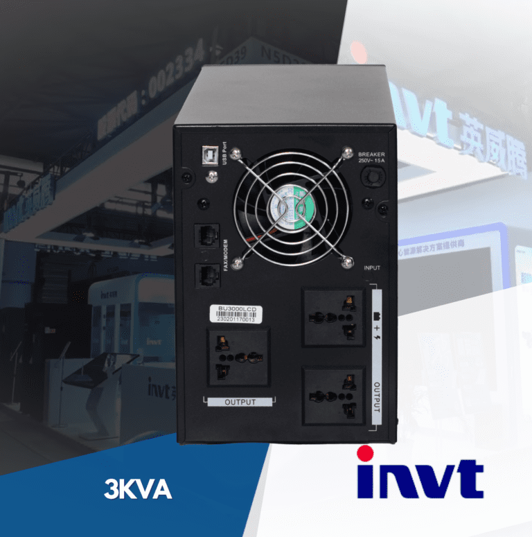 UPS INTERACTIVO DE 3KVA - PARTE POSTERIOR