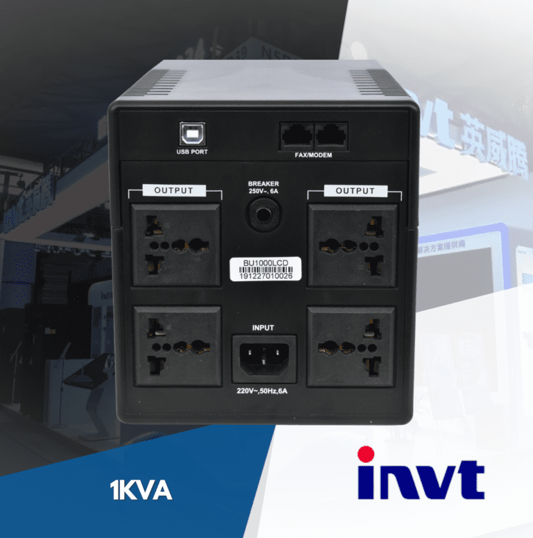 UPS INTERACTIVO DE 1KVA-PARTE POSTERIOR