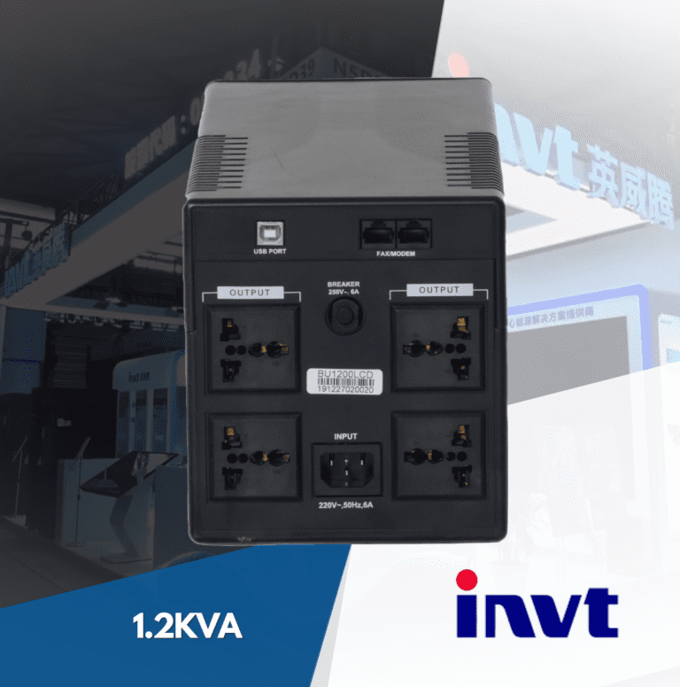 UPS INTERACTIVO DE 1.2KVA-PARTE POSTERIOR