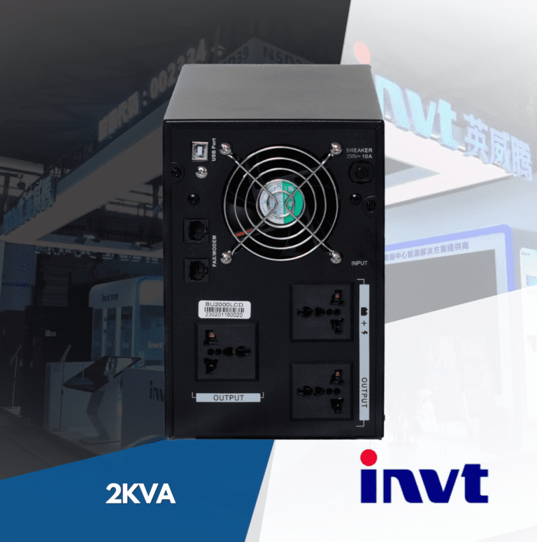 UPS INTERACTIVO DE 2KVA - PARTE POSTERIOR